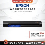 Epson WorkForce ES-50 | Portable Sheetfed Document Scanner