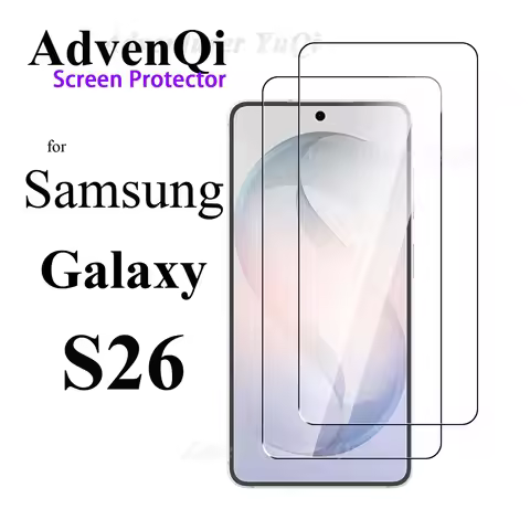 Screen Protector For Samsung Galaxy S26 6.3 inch Tempered Glass HD 9H Transparent Clear Anti Scratch