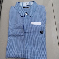 baju kemeja second eloq biru