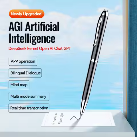 New Q90A AI Recorder ChatGPT Intelligent Transcription Bilingual Dialogue Translation Recording Pen 