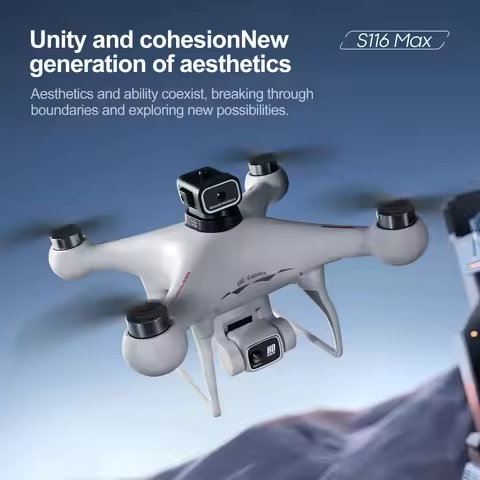 S116 MAX Upgraded Version Drone Professional 5G 8K Dual ESC Camera Optical Flow Brushless 360° Obsta