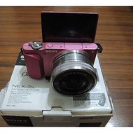 【出售】SONY NEX-3N 機身 + 16-50mm 變焦鏡,可翻轉自拍,公司貨