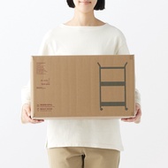 มูจิ ชั้นวางของเหล็ก 3 ชั้นมีล้อ - MUJI Steel Pipe 3-Tier Rack (W45.5 x D32.5 x H80 cm)