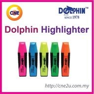 DOLPHIN 5566 Highlighter ( Blue/ Green/ Orange/ Pink/ Yellow) / 荧光笔