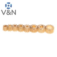 V&N 0.5M Modulus 8T 9T 10T 11T 12T 14T 15T 16T Teeth Copper transmission Gear For Spindle transmissi