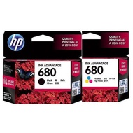 [ORIGINAL] HP 680 INK ORIGINAL BLACK &amp; COLOUR PRINTER CARTRIDGES