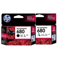 [ORIGINAL] HP 680 INK ORIGINAL BLACK & COLOUR PRINTER CARTRIDGES