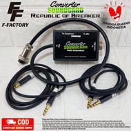 Micom / Converter Soundcard Radio Rig Icom 27E-28-29E-255-260-290-2400-2500-3200-3210-3220IC-37A-38A