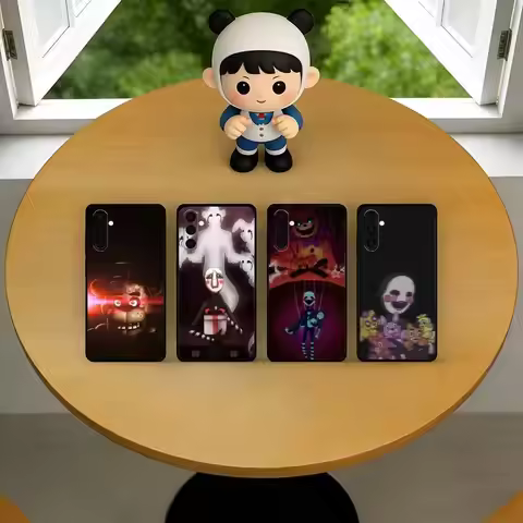 Five Nights At Freddys Phone Case Black Silicone Soft For Samsung Galaxy A73,A72,A71,A70,A53,A52,A51