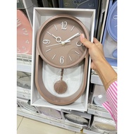 SWINGING CLOCK 12INC UNIQUE WALL CLOCK/ BELL WALL CLOCK