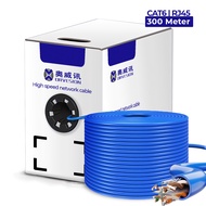 Kabel Lan Cat6 RJ45 Kabel Lan Outdoor Indoor Panjang 300 Meter Kabel Lan UTP High Quality