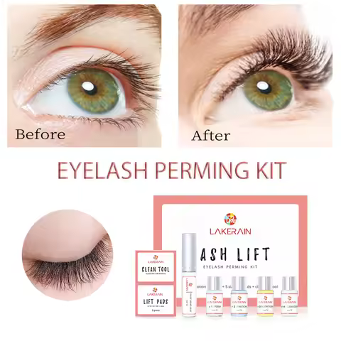 Dropshipping Lash Lift Kit Semi-Permanent Eyelash Enhancer Lifting Perming Lotion Fixation Glue Curl