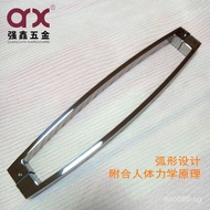 Square Tube Hardware Simple Shower Room Door Accessory Handle Thickened Handle Villa Bathroom Stainl