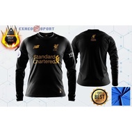 2024 fashion Microfiber QualityTshirt Jersey New Balance Liverpool FC Gold Edition Baju Long Sleeve