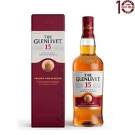 格蘭利威 15年單一麥芽法國橡木桶蘇格蘭威士忌 The Glenlivet 15 Year Old Single Malt Scotch Whisky 700毫升