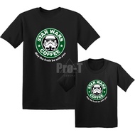 Star Wars Coffee Men Fashion Tshirt - Kids / Adult Size Available (XS - 6XL Plus Size)