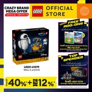 LEGO Disney Pixar 43279 WALL-E and EVE (811 Pieces) Building Blocks Kids Toy