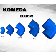 BLUE ELBOW PVC BLUE FITTINGS 1/2 3/4 1