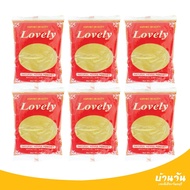 เฮนน่าย้อมผม Lovely 100 กรัม 6 ถุง สีน้ำตาลทอง บำรุงเส้นผม ผงสมุนไพร เฮนน่า ผงสมุนไพร เฮนน่า ย้อมผม 