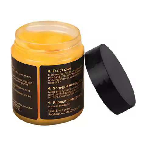 Wood Seasoning Beewax Furniture Beeswax Polish Wood Floor Furniture Cleaner Wear-Resistant Wax Furni