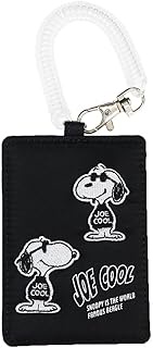 MARIMOCRAFTSNOOPY Joe Cool Monotone Single Pass Case Collected Logo H 4.1 x W 3.0 x D 0.4 inches (10