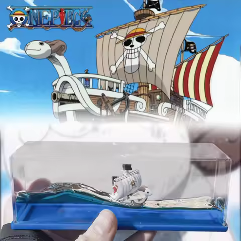 Floating Merry Bottle One Piece Thousand Sunny Barco Fluid Drift Bottle 3D Ship In Bottle Go Merry B