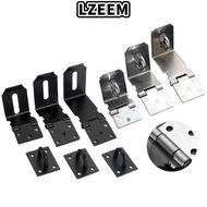 LZEEM 90 Degree Lock Catch, 90 Degrees Household Padlock Clasp,  Hardware Stainless Steel Burglar-pr