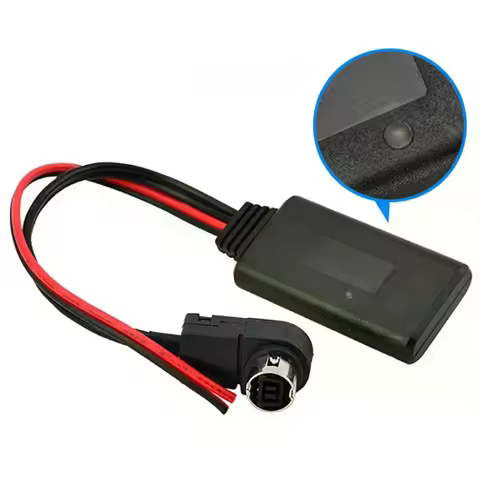 1Pc Bluetooth Aux Audio Adapter Cable For Alpine KCA-121B AI-NET CDA-9857 CDA-9886 CDA-117 JVC KS-U5