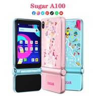 Sugar A100 Quad Core 3.5 นิ้ว 4G สมาร์ทโฟน 2GB RAM 16GB ROM 13MP กล้อง Android 8.1 WIFI บลูทูธ 2500mAh โทรศัพท์มือถือน่ารัก