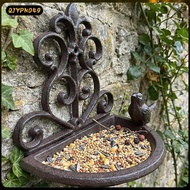 [qjypno49] Wall-mounted Bird Feeder, Decorative Retro Design,  And