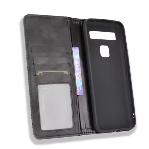 For TCL 10 5G Case Luxury Flip PU Leather Wallet Magnetic Adsorption Shockproof Case For TCL 10 5G T