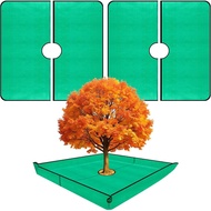 79"X79" Landscape Tarp for Trimming, Garden Waterproof Leaf Tarp Drop Cloth with 12" Hole