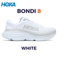 รองเท้าวิ่ง Hoka Bondi 8 White Size36-45 รองเท้าผ้าใบผู้ชาย รองเท้าผ้าใบผู้หญิง รองเท้าวิ่งชาย รองเท