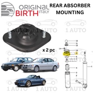 ORIGINAL BIRTH ITALY (2PC) REAR ABSORBER MOUNTING BMW E46 E36 Z3
