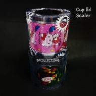 1000 cup 1100 cup PLASTIK LID CUP SEALER CUP KARTUN POLOS BUAH SEAL TUTUP GELAS 10OZ 12OZ 14OZ 16OZ