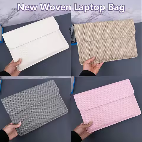 New Woven pattern Laptop inner hand bag for Macbook Pro Air 13/14/15/16inch M1 M2 M3 M4 Surface Lapt