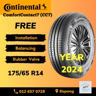 175/65R14 Continental ComfortContact CC7  (Installation) New Tayar Tire Tyre WPT NIPPON Wheel Rim 14 inch 6
