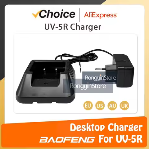 Baofeng UV-5R USB Desktop Base Battery Charger for Baofeng UV5R UV-5RE UV5RA UV-5RA BF-F8 Li-ion Cha