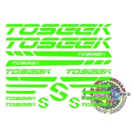 ◆ ㍿ ♂ Toseek Bike Frame Decals