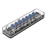 Orico Usb3.0 Hub 7 Port Transparent Hub - F7U-U3
