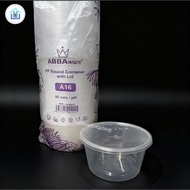 A16 Container 50pcs/pack | Abbaware A16 Round Container | Bekas Tau Foo Fa | EC C16 Round Container 