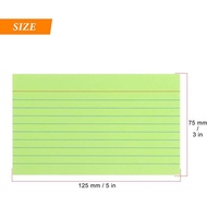 Tamaki Colored Index Cards 3 X 5 Ruled Note Cards Flash Cards for Studying, Home and Office Ruled In