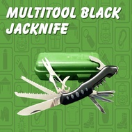[SG Seller] EDC Multi Tool Jacknife Black | Camping Knife