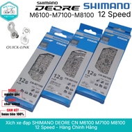 SHIMANO DEORE CN M6100 M7100 M8100 12 Speed Bicycle Chain - Genuine Product