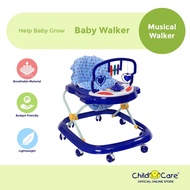 Child Care Baby Walker (8 Wheeler) (Musical Walker) (Foldable)