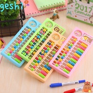 GESH1 Abacus Calculation, 7 Beads 11 Column Abacus Mental Abacus Calculation, Colorful Plastic Puzzl