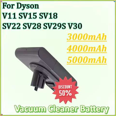 For Dyson V11 SV15 SV18 SV22 SV28 SV29S V30 Vacuum Cleaner Batteries Accessories New 18650 25.2V 500