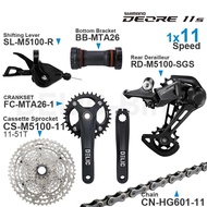 SHIMANO DEORE M5100 11 speed Groupset include M5100 Shifter Rear Derailleur Cassette Chain Original