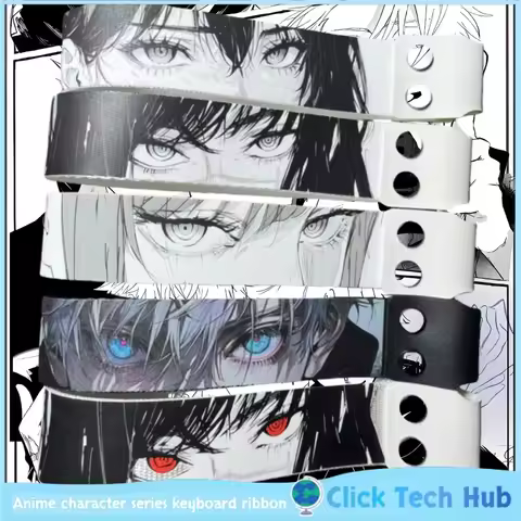 Anime character series keyboard ribbon Gojo Satoru game mechanical keyboard personalized decoration 