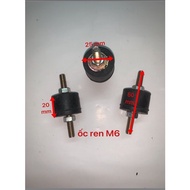 4 chân đế chống rung hai đầu bulong / 4 cục chống rung hai đầu M6 M8 M10